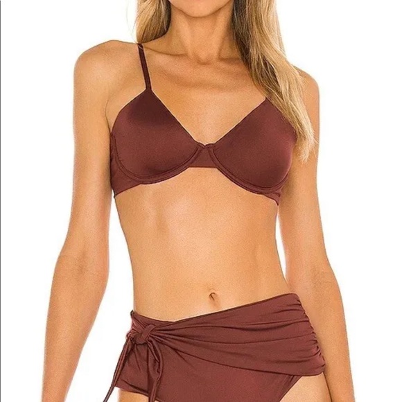 BOAMAR Metzy Bikini Swimsuit Underwire High Waist Revolve S/M - Picture 2 of 5